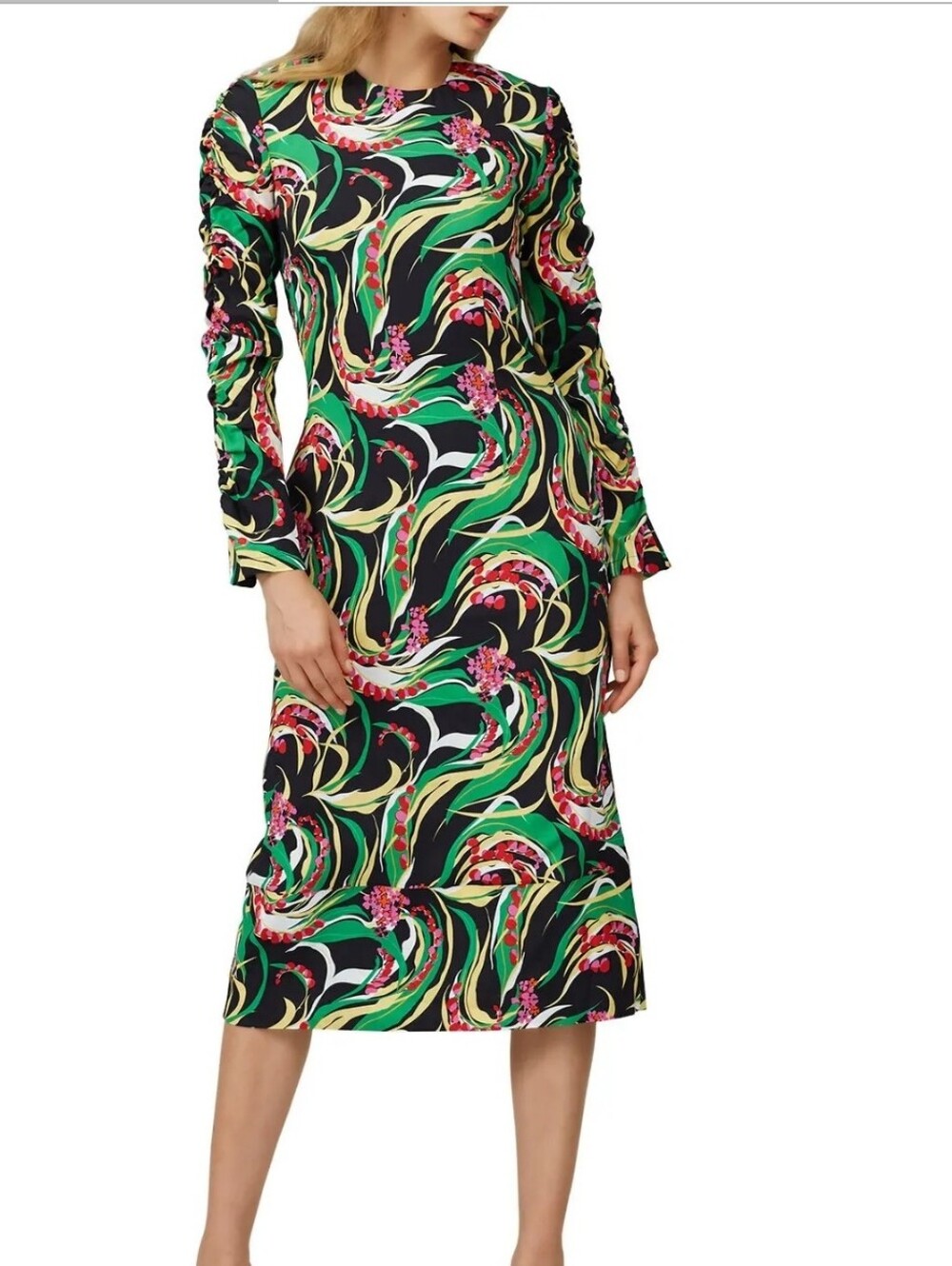 La DoubleJ Floral Midi Dress (XS)